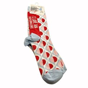 🆕 Blue Q “I Love an East Challenge” Socks